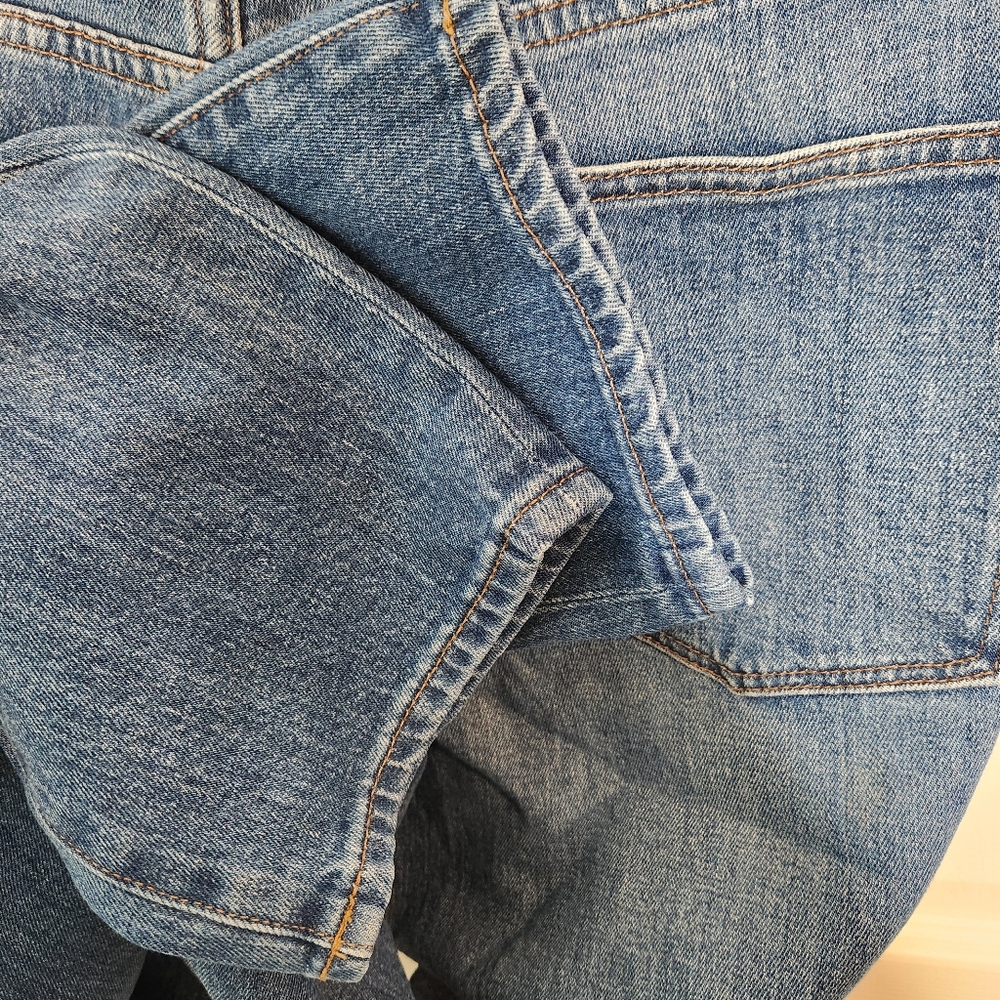 Madewell Slim Boyjean Size 30 Medium Wash Lighly Distressed - Picture 11 of 15